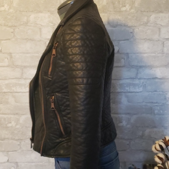 Marc New York Faux Leather Moto Jacket - Picture 2 of 6